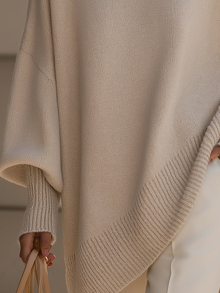 Holly | Oversized Batwing Knit Sweater
