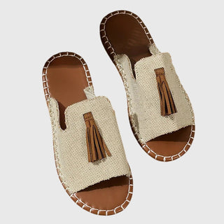 Lorraine | Boho Tassel Sandals