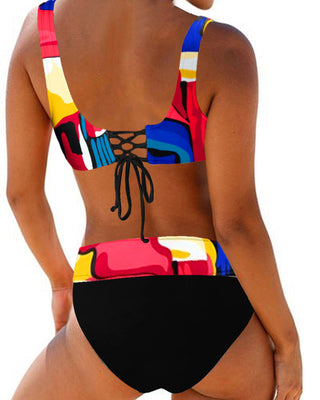Tilda | Colourful-Print Bikini
