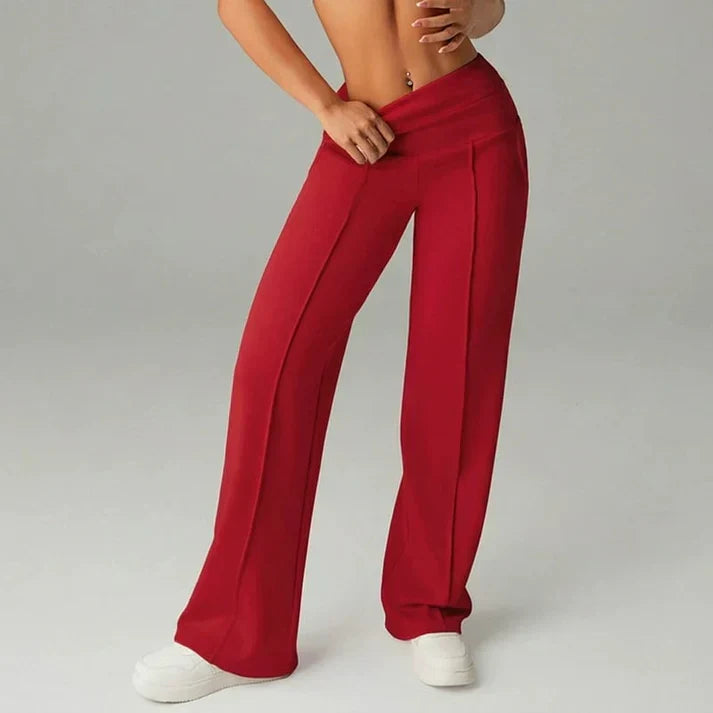 Alba | Straight-Cut Wide-Leg Pants