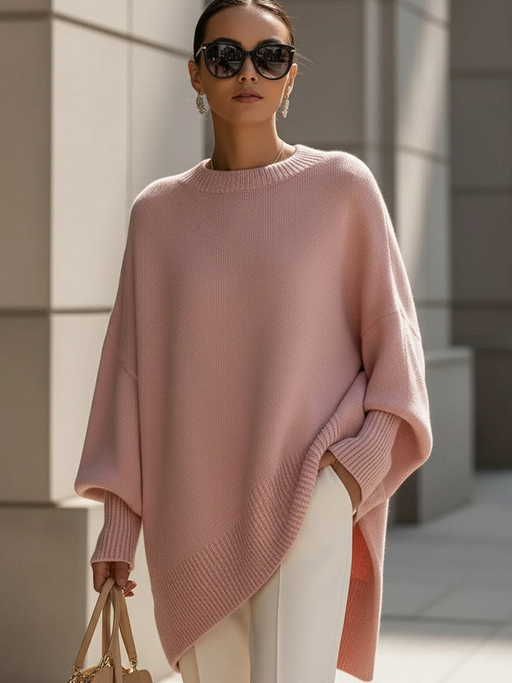 Holly | Oversized Batwing Knit Sweater