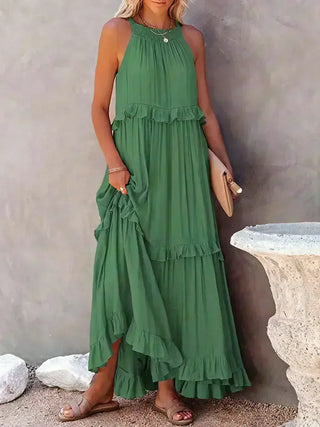Lou | Elegant Sleeveless Dress with Ruffles