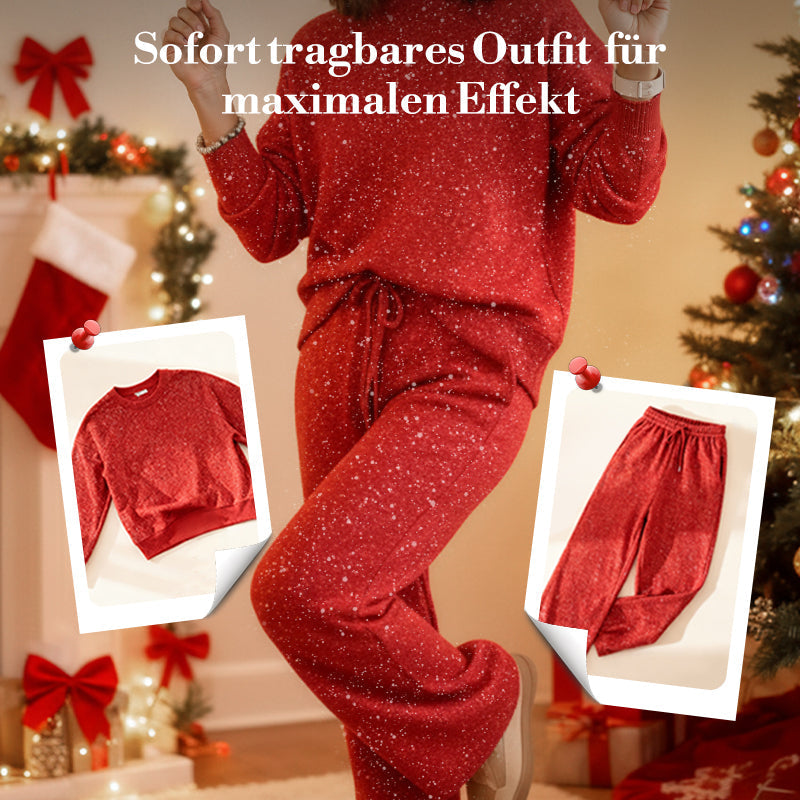 Elise | Women's Sparkly Holiday Two-Piece Set