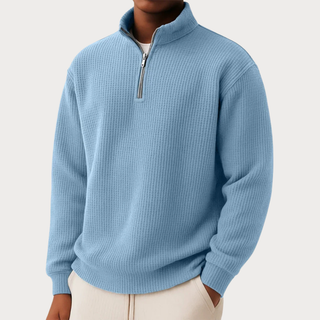 DAMIEN | Zip Sweater with Everyday Comfort and Timeless Style