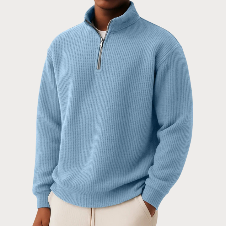DAMIEN | Zip Sweater with Everyday Comfort and Timeless Style