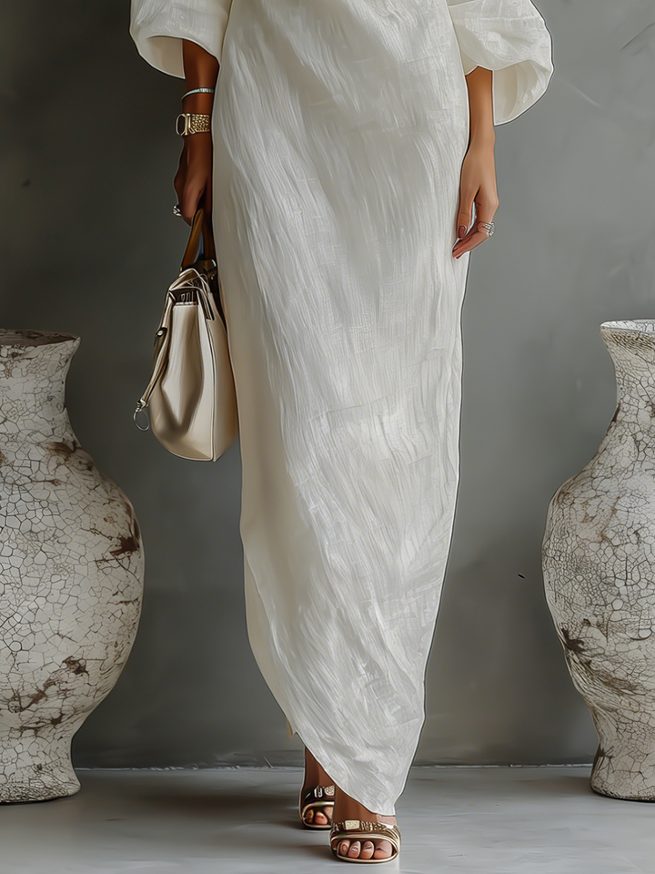 Elowen | Minimalist One-Shoulder Maxi Dress