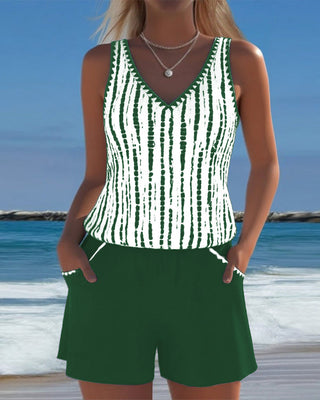 Yvonne | Swim Set with V-Neck