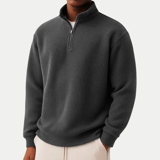 DAMIEN | Zip Sweater with Everyday Comfort and Timeless Style