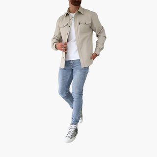 David | Shirt Jacket with Button Placket