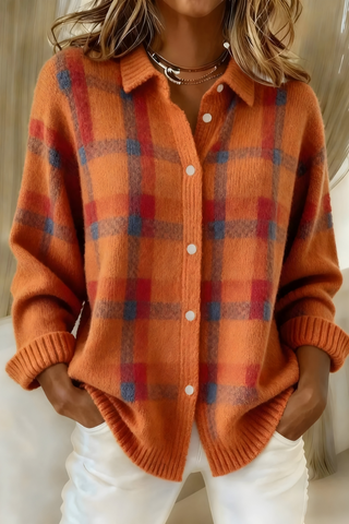 Anne | Warm Check Blouse