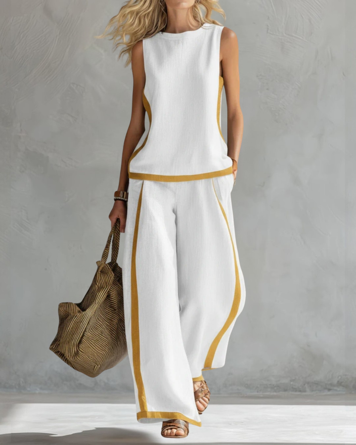 Soraya | Elegant Wide-Leg Set with Relaxed Fit