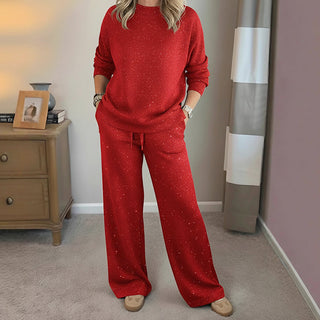 Elise | Women's Sparkly Holiday Two-Piece Set