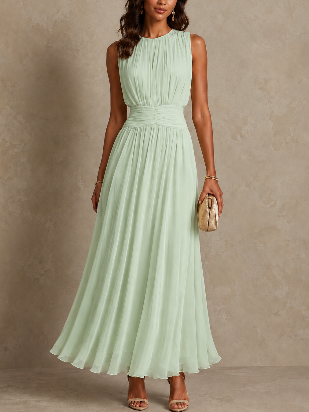 Serena | Graceful Sleeveless Maxi Dress