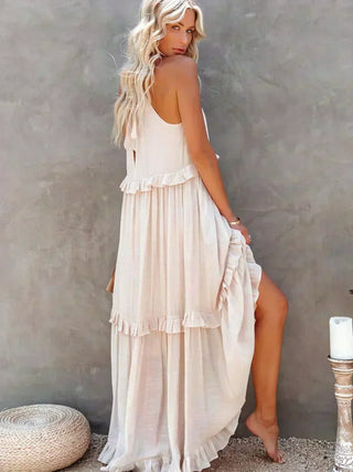Lou | Elegant Sleeveless Dress with Ruffles