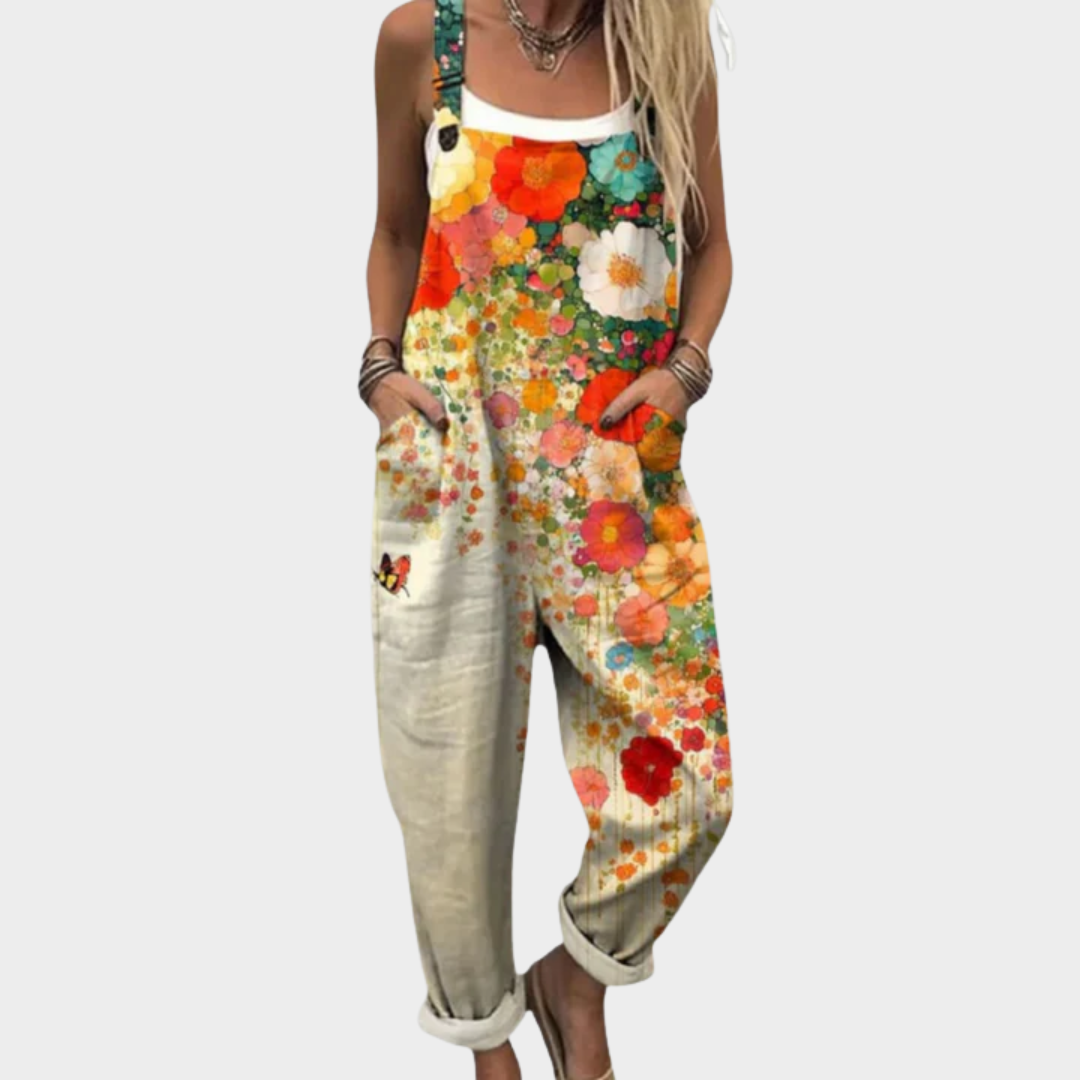 Pia | Comfortable Printed Overalls