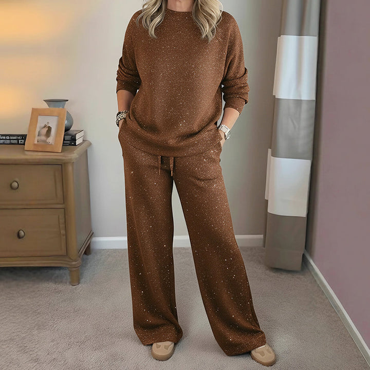 Elise | Women's Sparkly Holiday Two-Piece Set