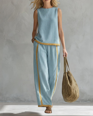 Soraya | Elegant Wide-Leg Set with Relaxed Fit