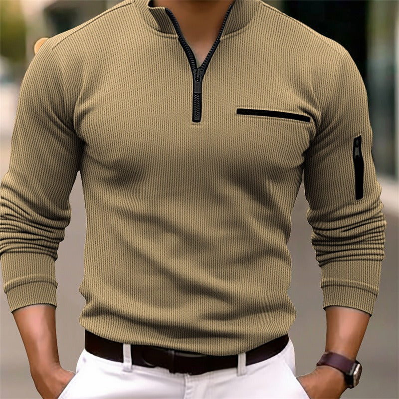 Gusto | Long-Sleeve Shirt with Zipper