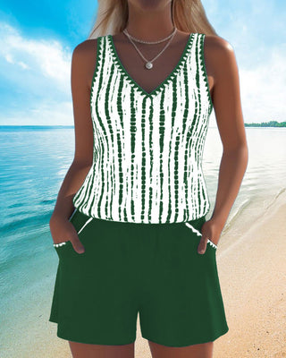 Yvonne | Swim Set with V-Neck