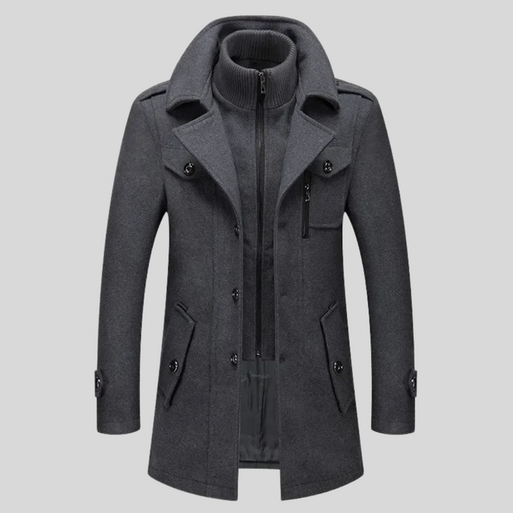Klaus | Two-Piece Wool Coat
