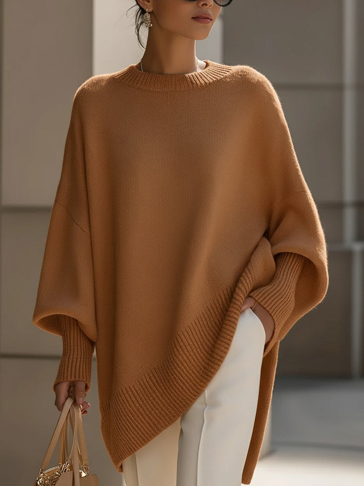 Holly | Oversized Batwing Knit Sweater
