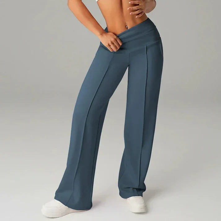 Alba | Straight-Cut Wide-Leg Pants
