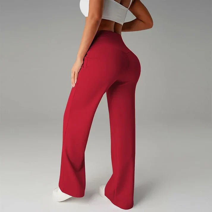 Alba | Straight-Cut Wide-Leg Pants