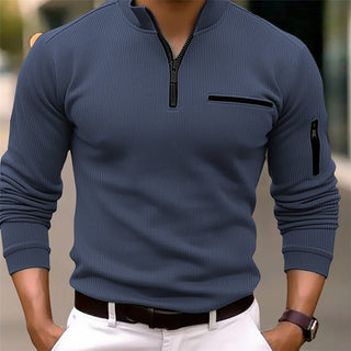 Gusto | Long-Sleeve Shirt with Zipper