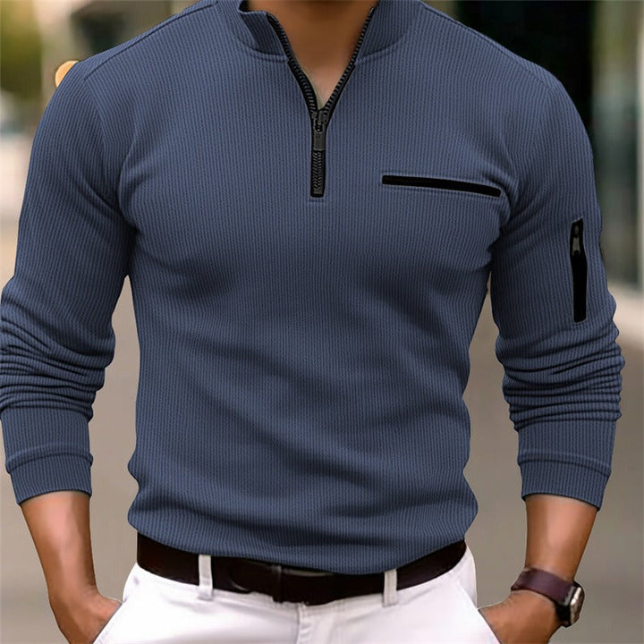 Gusto | Long-Sleeve Shirt with Zipper