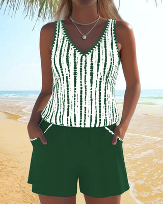 Yvonne | Swim Set with V-Neck