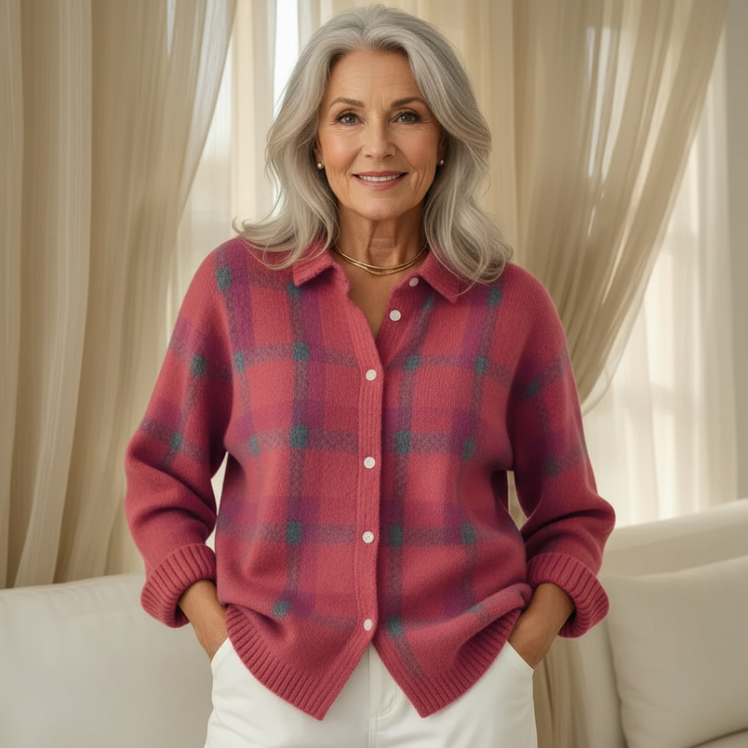 Anne | Warm Check Blouse