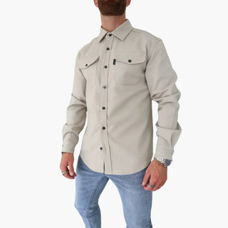 David | Shirt Jacket with Button Placket