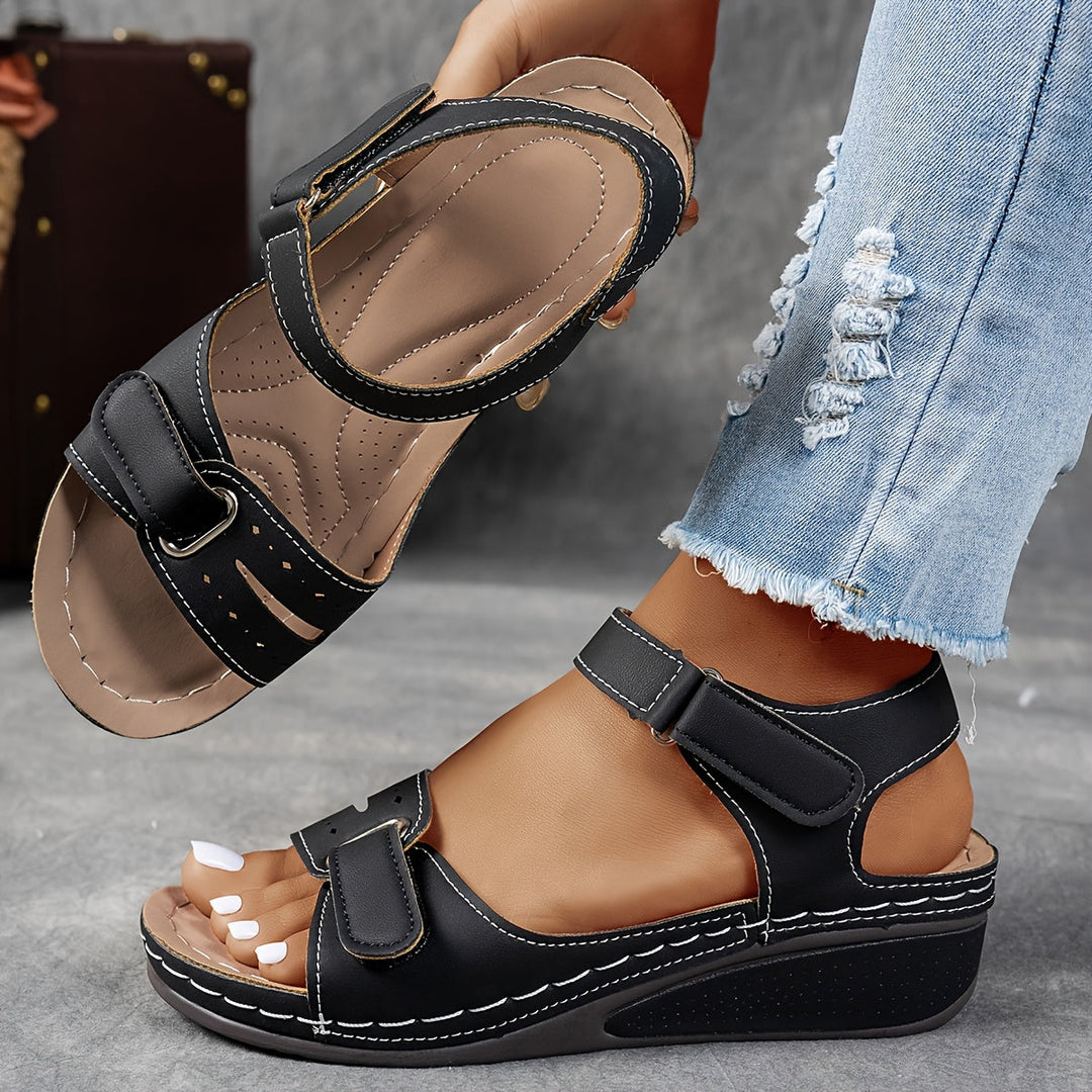 Avery | Classic Comfort Wedge Sandals