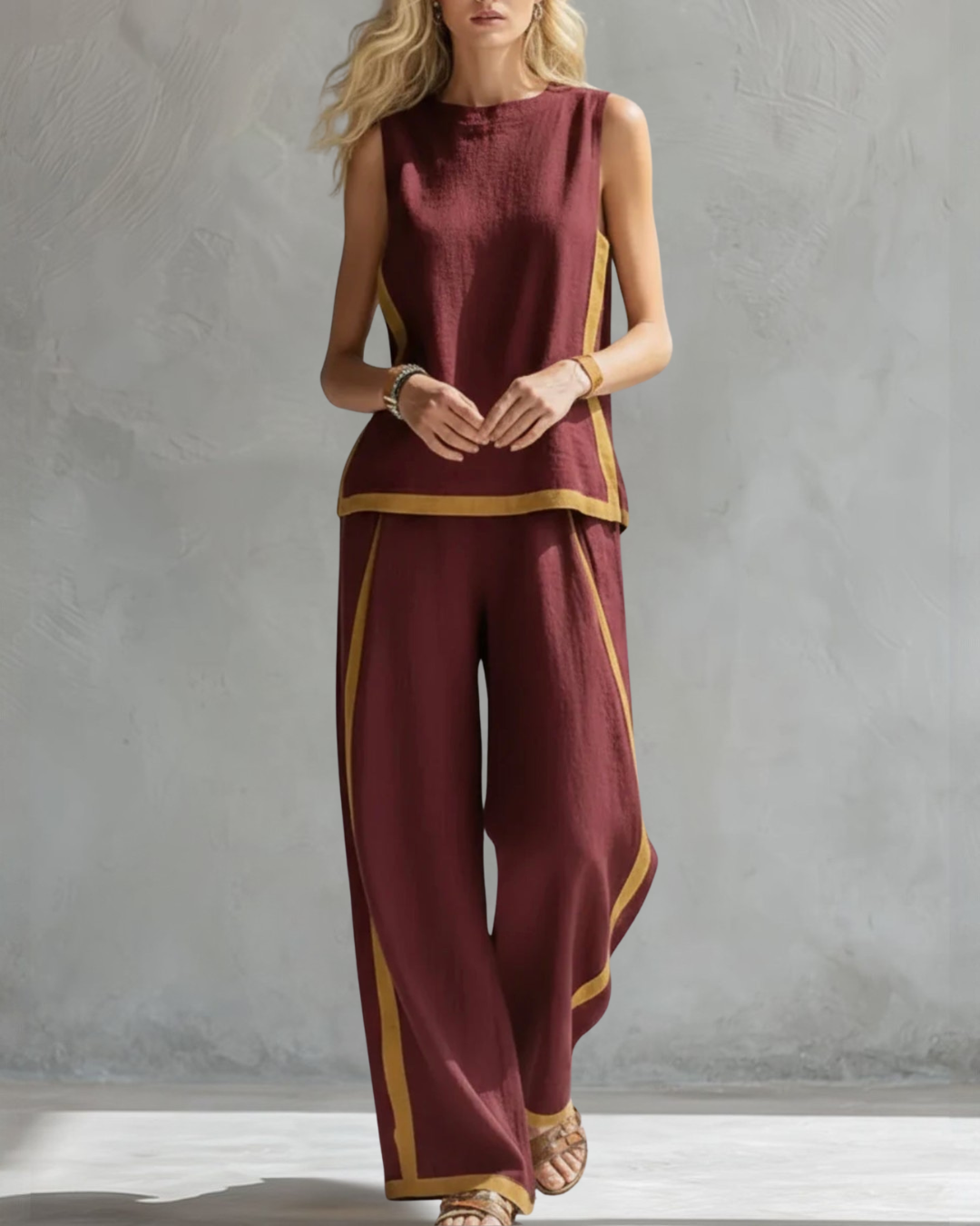 Soraya | Elegant Wide-Leg Set with Relaxed Fit