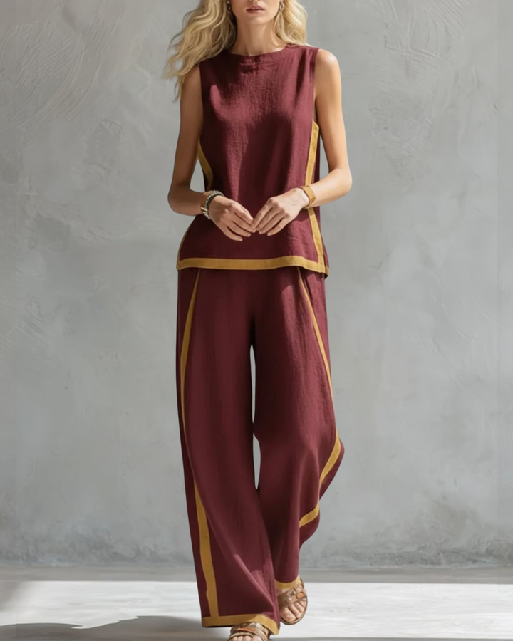 Soraya | Elegant Wide-Leg Set with Relaxed Fit