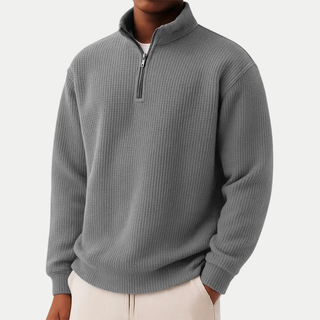 DAMIEN | Zip Sweater with Everyday Comfort and Timeless Style