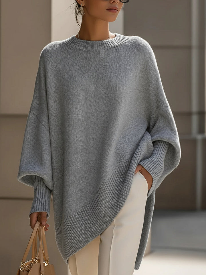 Holly | Oversized Batwing Knit Sweater