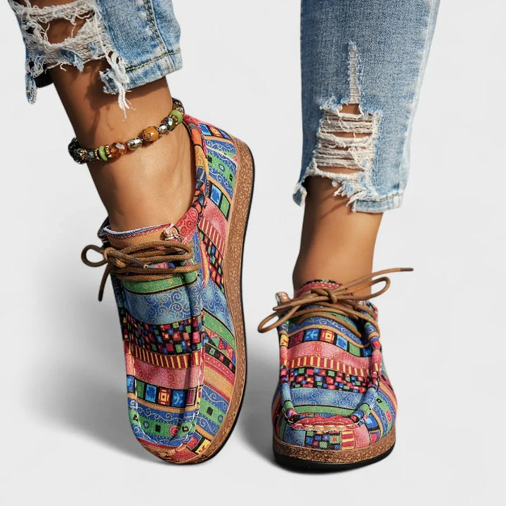 Camille | Comfortable Patterned Sneakers