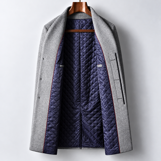 Sebastian | Quilted Longline Overcoat
