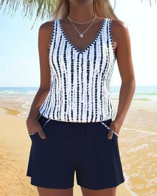 Yvonne | Swim Set with V-Neck