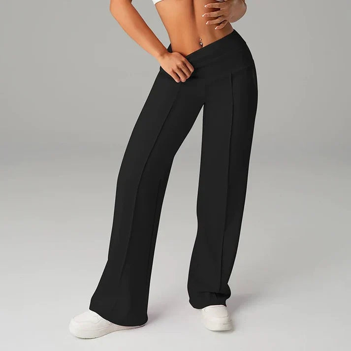 Alba | Straight-Cut Wide-Leg Pants