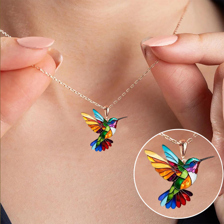 Kolibri | Elegant Hummingbird Necklace