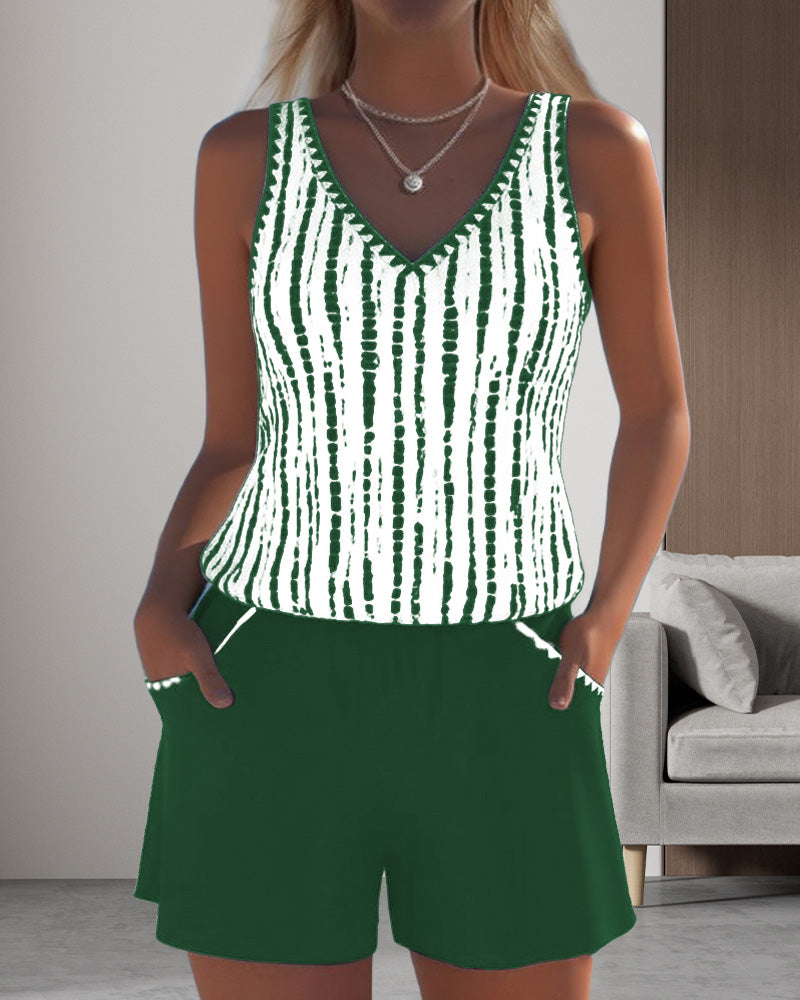Yvonne | Swim Set with V-Neck