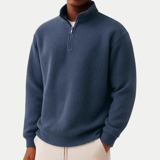 DAMIEN | Zip Sweater with Everyday Comfort and Timeless Style