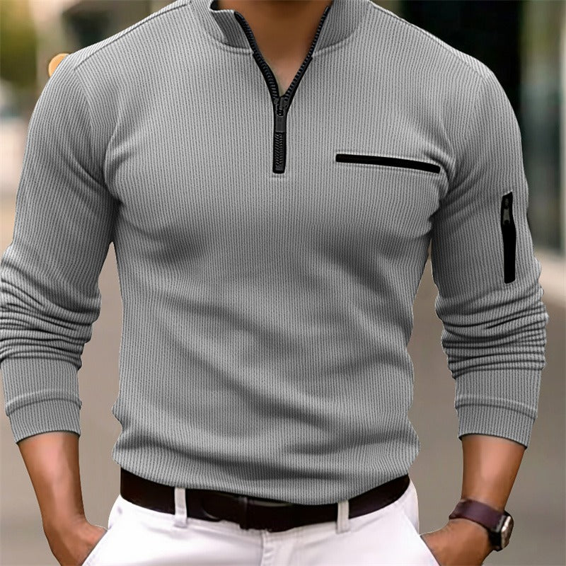 Gusto | Long-Sleeve Shirt with Zipper