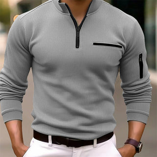 Gusto | Long-Sleeve Shirt with Zipper