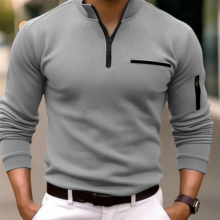Gusto | Long-Sleeve Shirt with Zipper