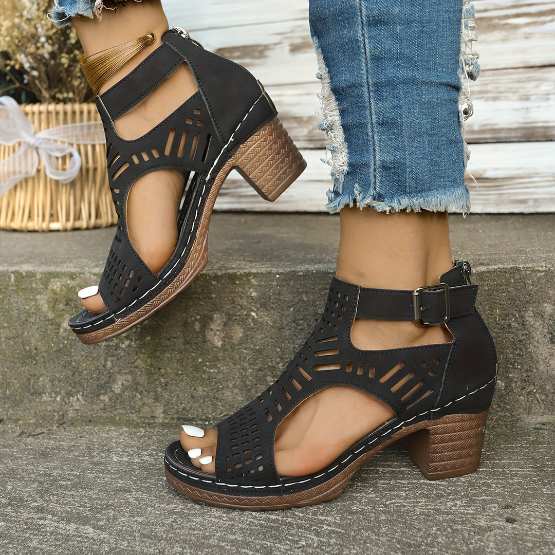 Elena | Double-Strap Sandals
