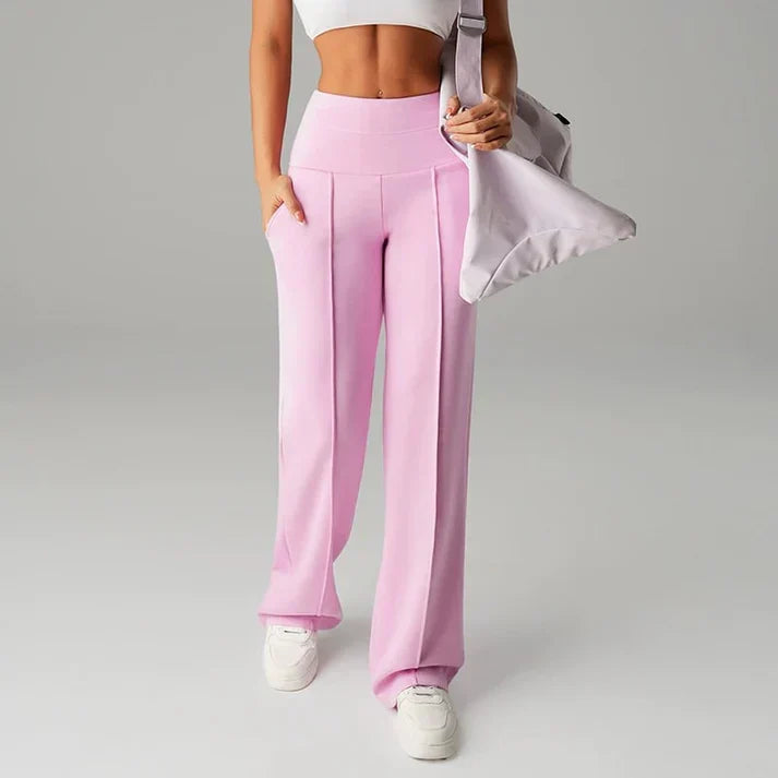 Alba | Straight-Cut Wide-Leg Pants