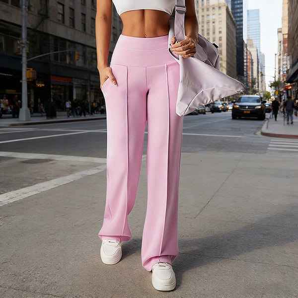 Alba | Straight-Cut Wide-Leg Pants